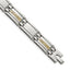 Chisel Stainless Steel with 14k Gold Accent Polished 8.75 inch Link Bracelet