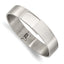 Chisel Stainless Steel Brushed and Polished 13mm Hinged Bangle