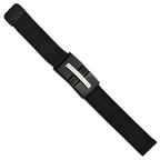 Black Mesh Magnetic Bracelet in Stainless Steel