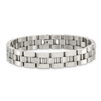 Chisel Stainless Steel Polished 8.5 inch Link Bracelet