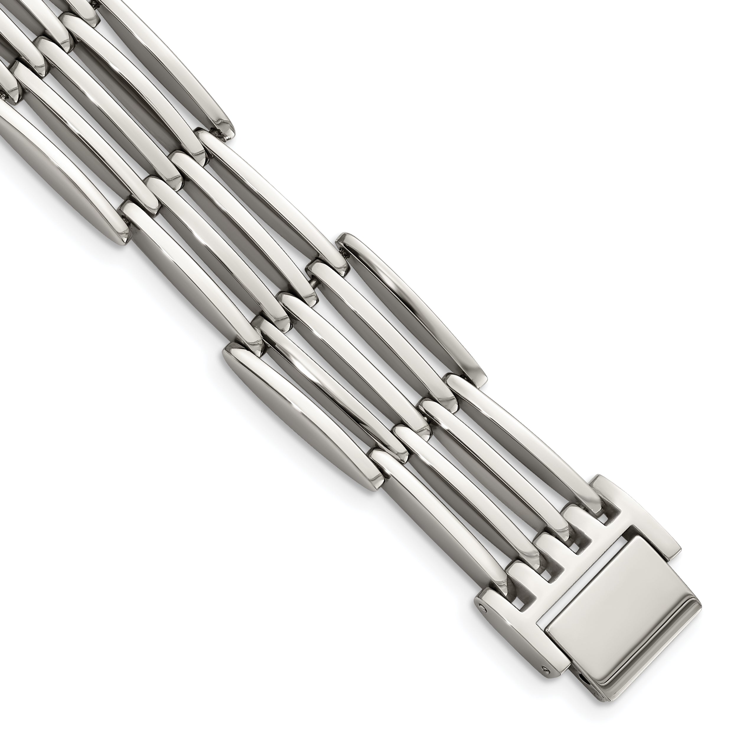 Chisel Stainless Steel Polished 8.5 inch Link Bracelet Main image
