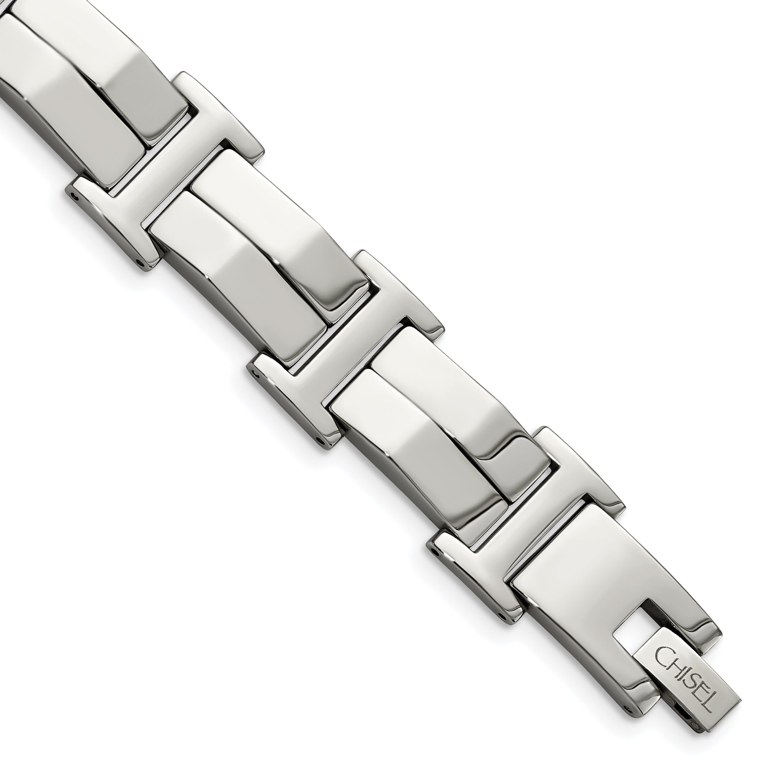 Chisel Stainless Steel Polished 8.5 inch Link Bracelet Main image