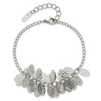 Oval Dangle Bracelet in Stainless Steel