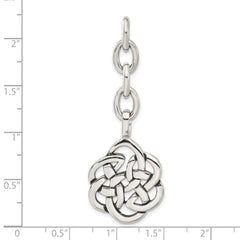 Stainless Steel Celtic Knot Interchangeable Charm Pendant
