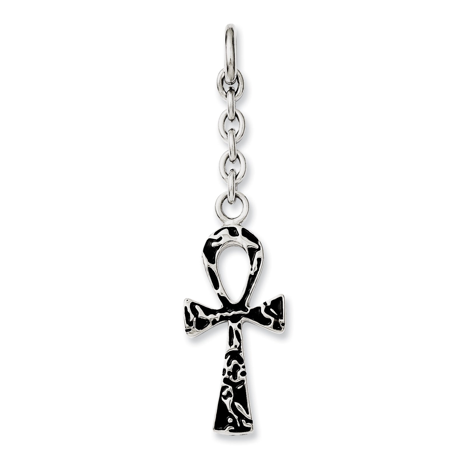 Stainless Steel Ankh Interchangeable Charm Pendant Main image