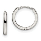 Chisel Stainless Steel Polished 1.4mm Endless Hinged Hoops