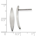 Stainless Steel Polished Post Earrings