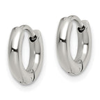 Chisel Stainless Steel Polished 2.5mm Hinged Hoop Earrings