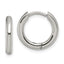 Chisel Stainless Steel Polished 2.5mm Hinged Hoop Earrings