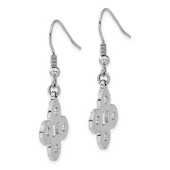 Sophia Jewelers Stainless Steel Polished Dangle Earrings with Gift Pouch