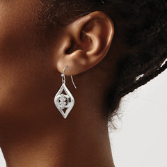 Sophia Jewelers Stainless Steel Polished Dangle Earrings for Women