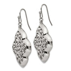 Sophia Jewelers Stainless Steel Polished Dangle Earrings for Women