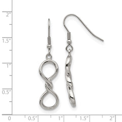 Sophia Jewelers Stainless Steel Infinity Dangle Earrings Gift Ready