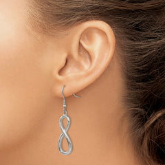 Sophia Jewelers Stainless Steel Infinity Dangle Earrings Gift Ready