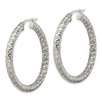 Sophia Jewelers Stainless Steel Polished Hoop Earrings Gift Ready