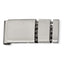 Chisel Stainless Steel Money Clip with Polished Brushed Finish Engravable