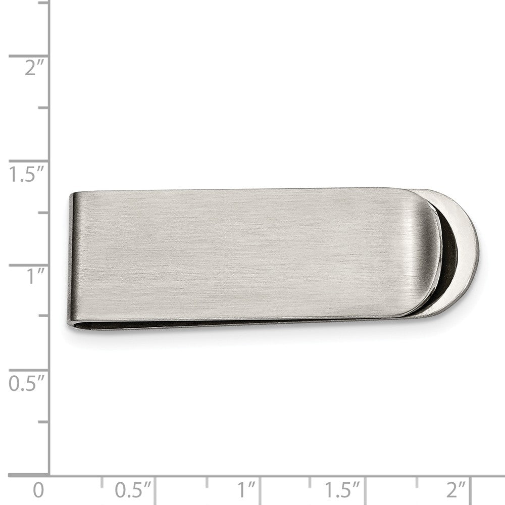 Stainless Steel Brushed Money Clip