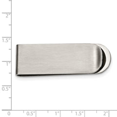 Stainless Steel Brushed Money Clip