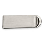 Brushed Money Clip in Stainless Steel