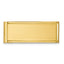 Brushed & Polished Money Clip in Stainless Steel with Gold IP