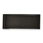 Sophia Jewelers Black IP-Plated Stainless Steel Money Clip, Engravable & Durable