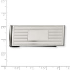 Stainless Steel Brushed and Polished Money Clip