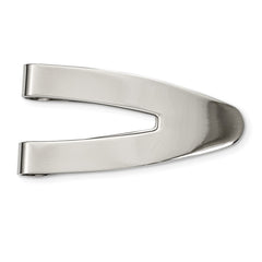 Sophia Jewelers Stainless Steel Engravable Polished Modern Men's Money Clip