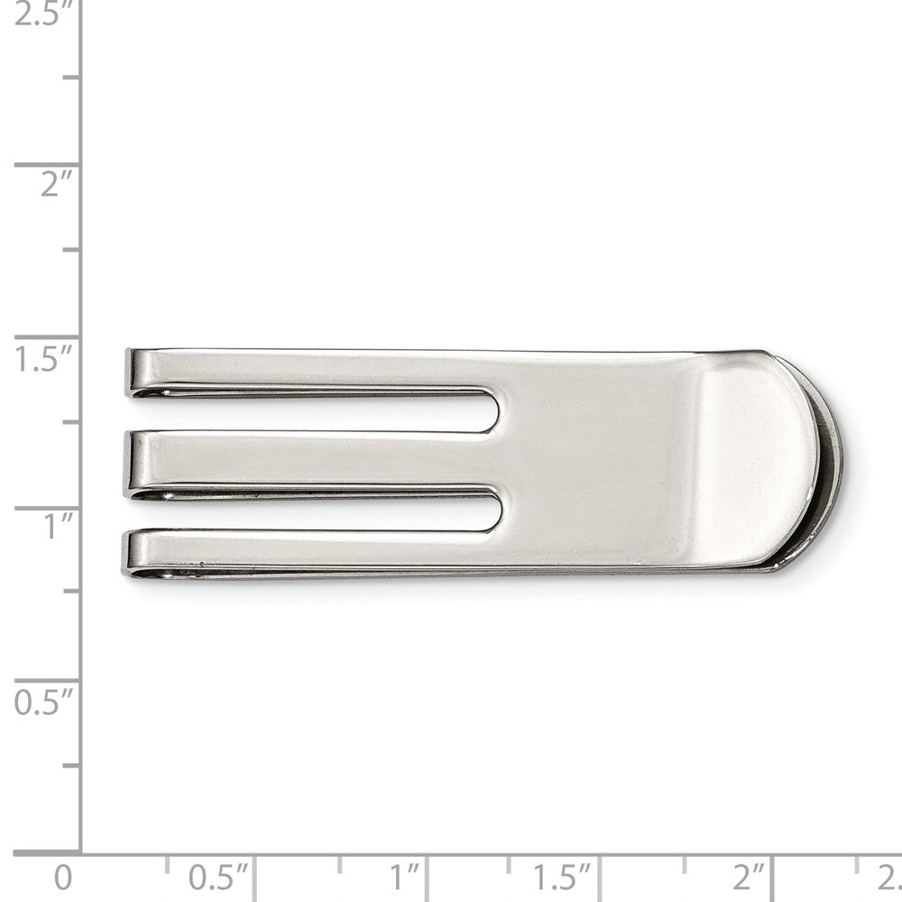 Stainless Steel Polished Money Clip