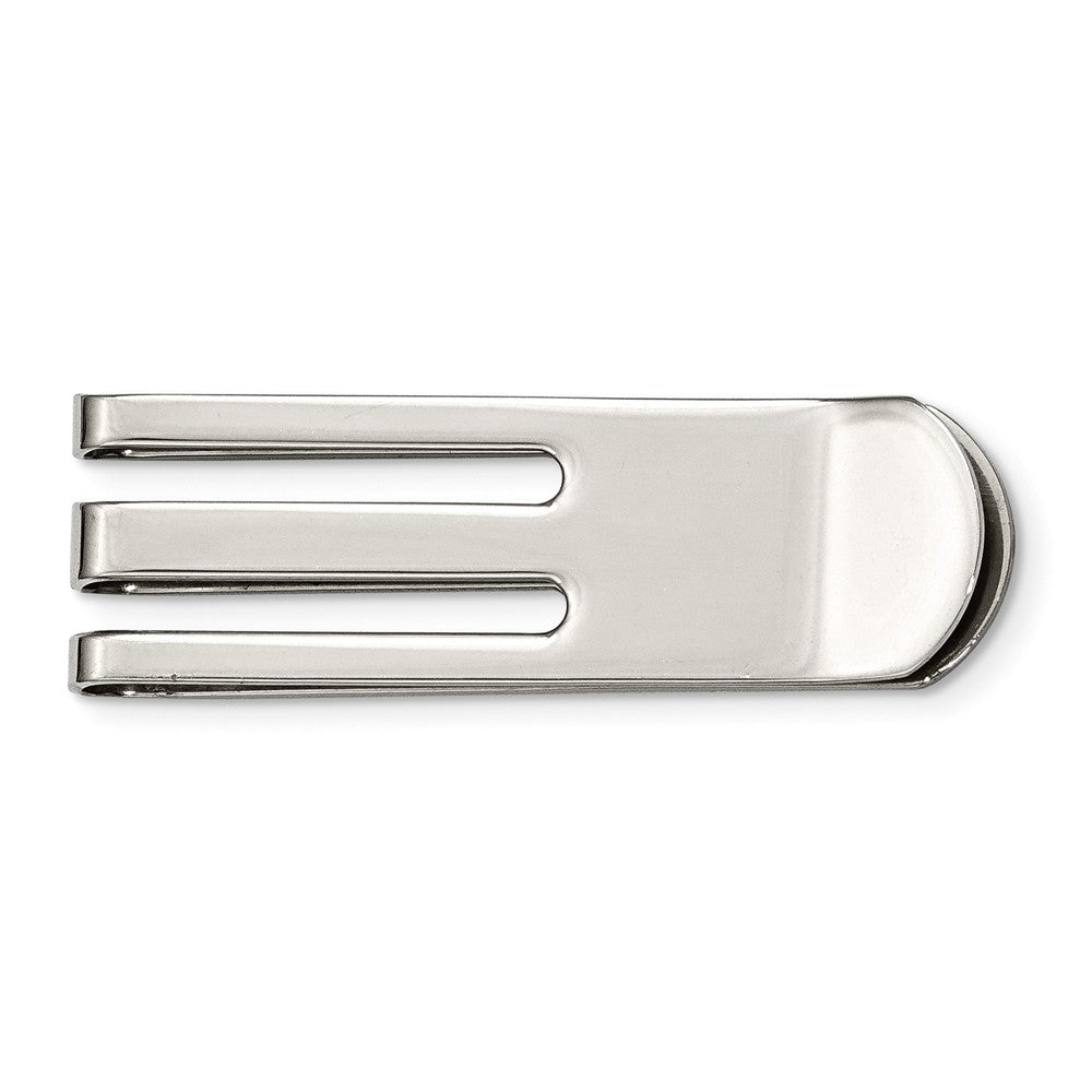 Polished Money Clip in Stainless Steel