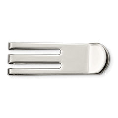 Engravable Polished Stainless Steel Money Clip for Modern Men