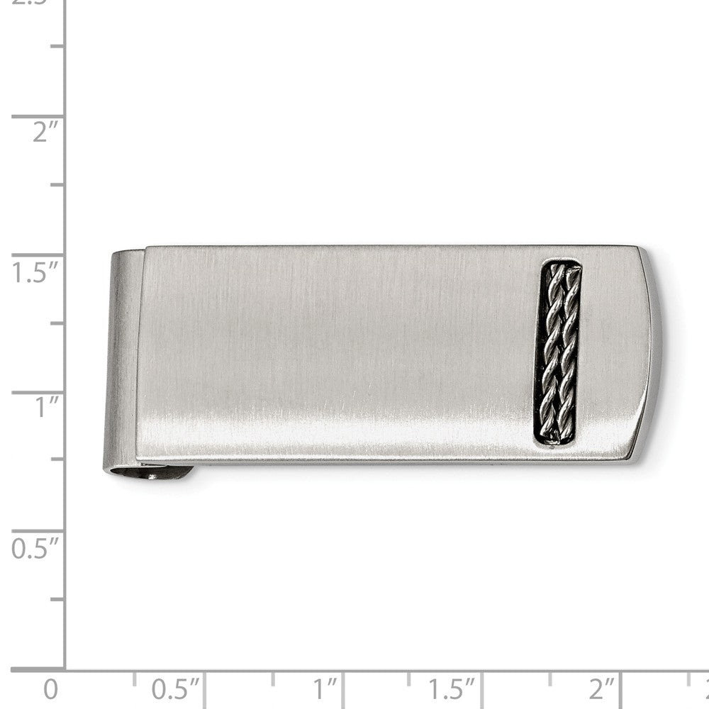 Stainless Steel Brushed Money Clip