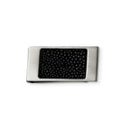 Brushed Stingray Money Clip in Stainless Steel