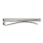 Sophia Jewelers Polished Stainless Steel Money Clip with Textured Finish