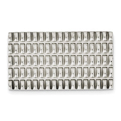Chisel Stainless Steel Polished and Textured Money Clip
