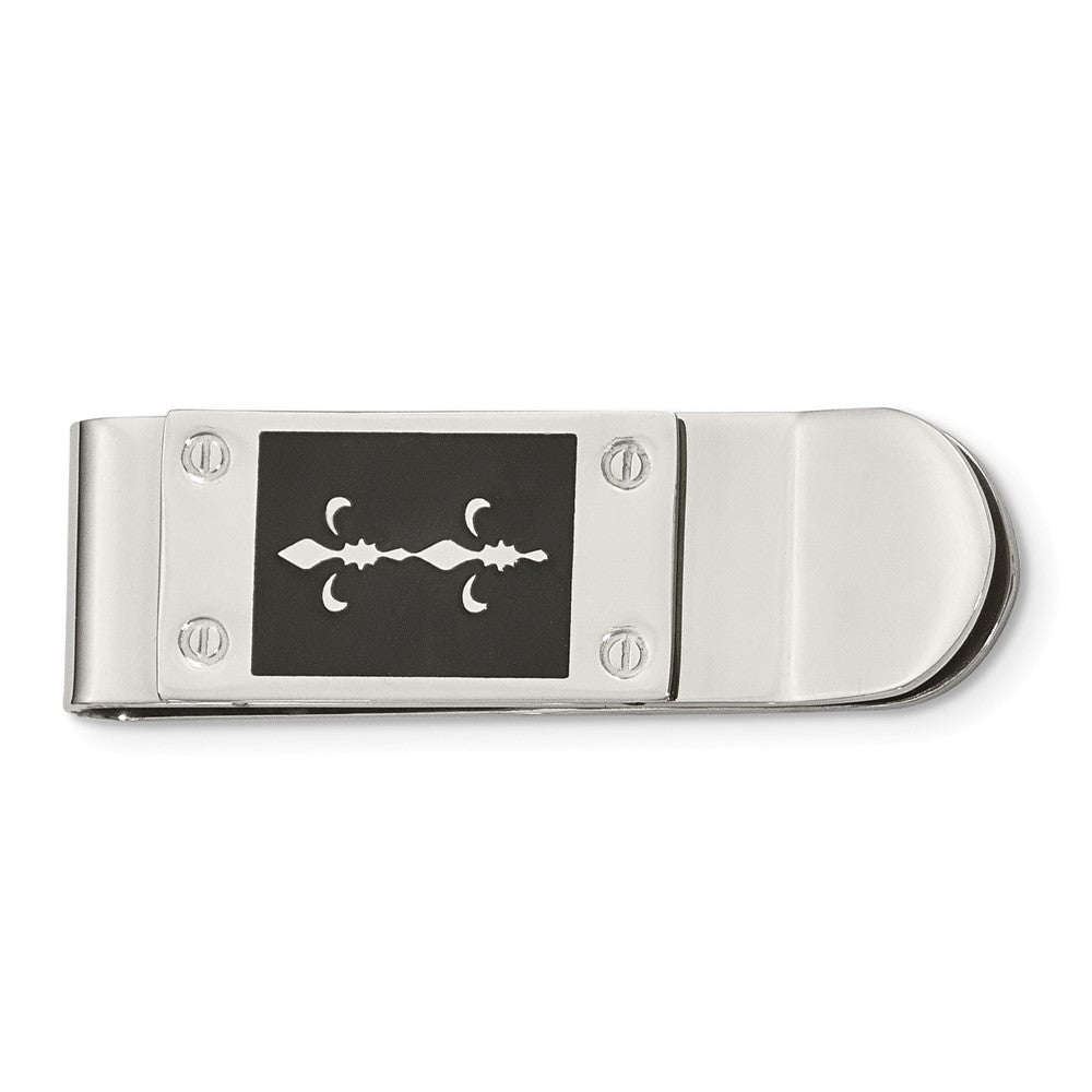 Fleur de Lis Money Clip in Stainless Steel