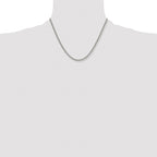 Antiqued Round Curb Chain in Stainless Steel, 4mm