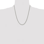 Antiqued Round Curb Chain in Stainless Steel, 4mm