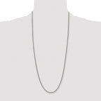 Antiqued Round Curb Chain in Stainless Steel, 4mm