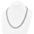 Chisel Stainless Steel Men's Polished Fancy Link Necklace Gift Ready 24 Inch