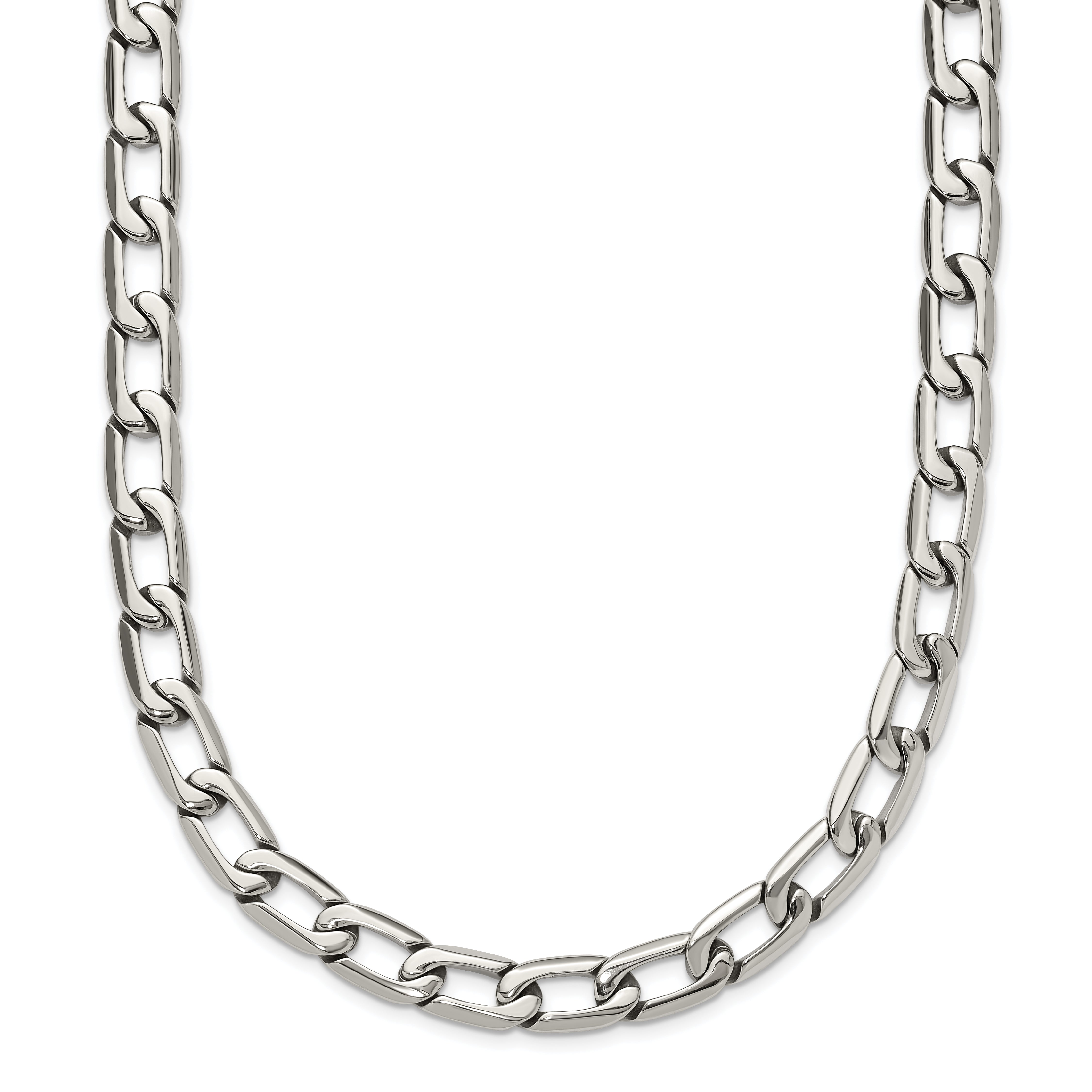 Chisel Stainless Steel Polished 24 inch Open Link Necklace Main image