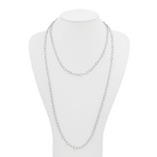 Sophia Jewelers Stainless Steel Polished Layered 28in Women's Necklace
