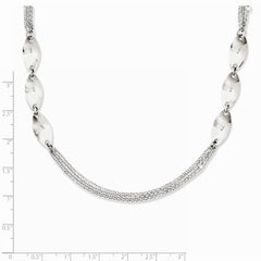 Stainless Steel Fancy 18in Necklace