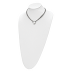 Heart Multi-Strand Necklace in Stainless Steel
