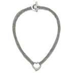 Heart Multi-Strand Necklace in Stainless Steel