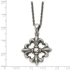 Fleur-de-Lis Necklace in Stainless Steel