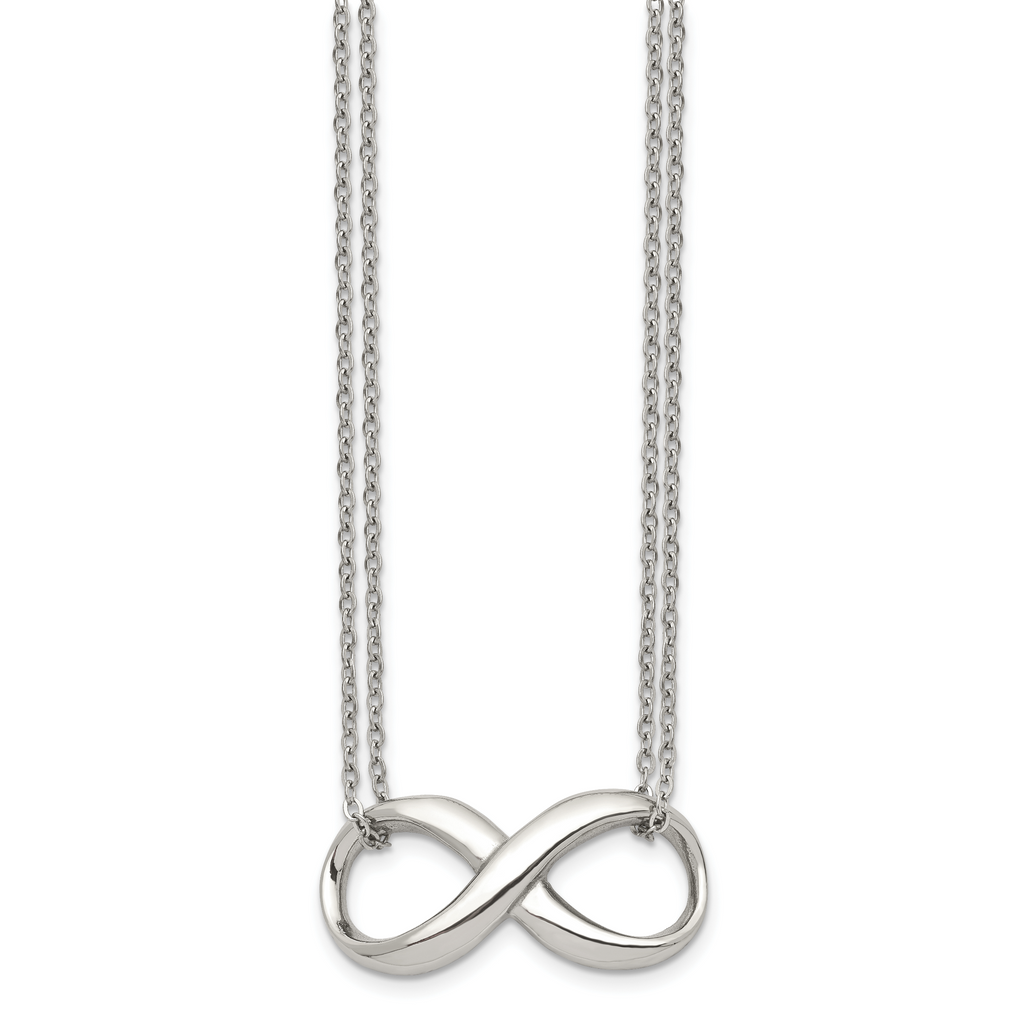 Infinity Symbol Necklace in Stainless Steel