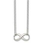 Infinity Symbol Necklace in Stainless Steel