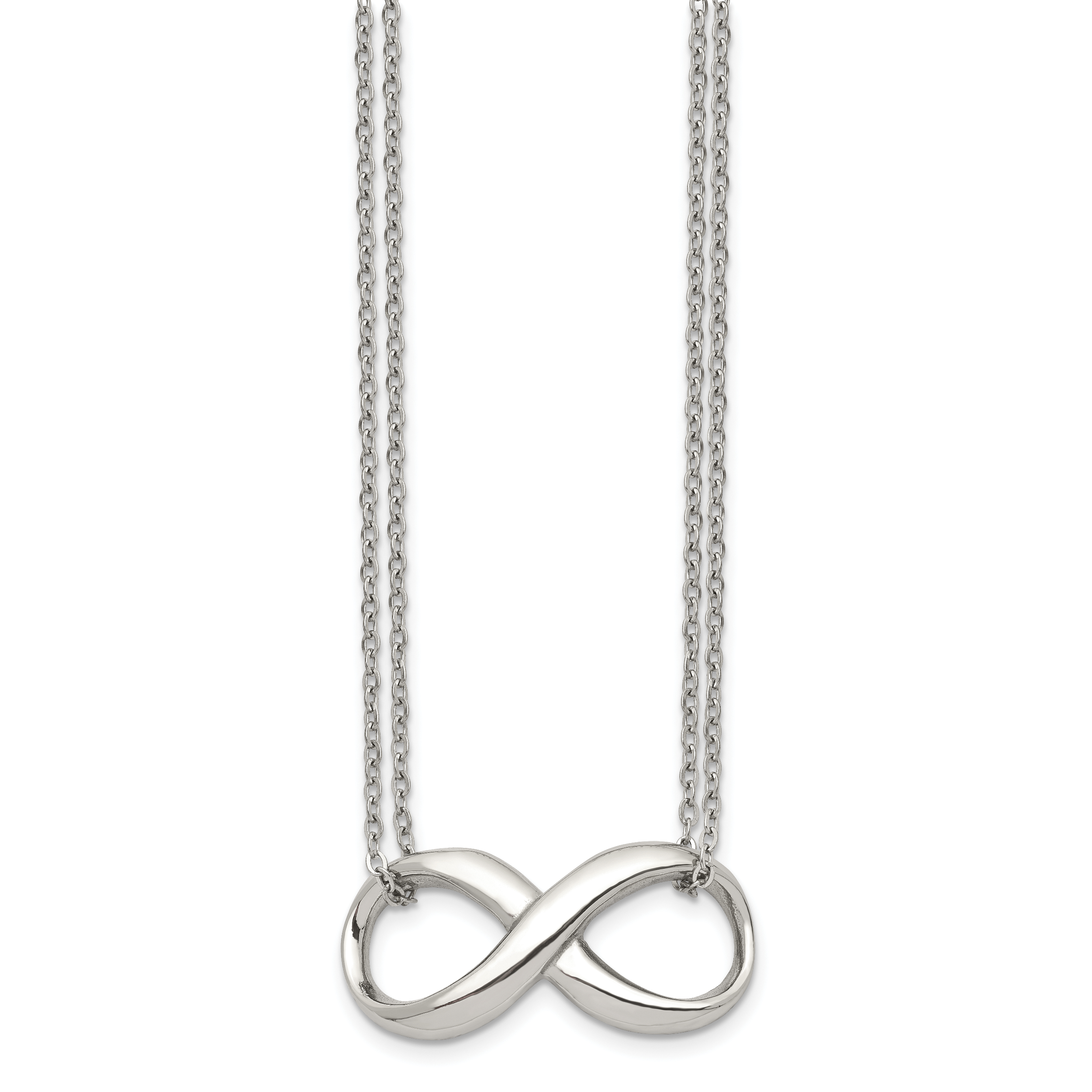 Infinity Symbol Necklace in Stainless Steel