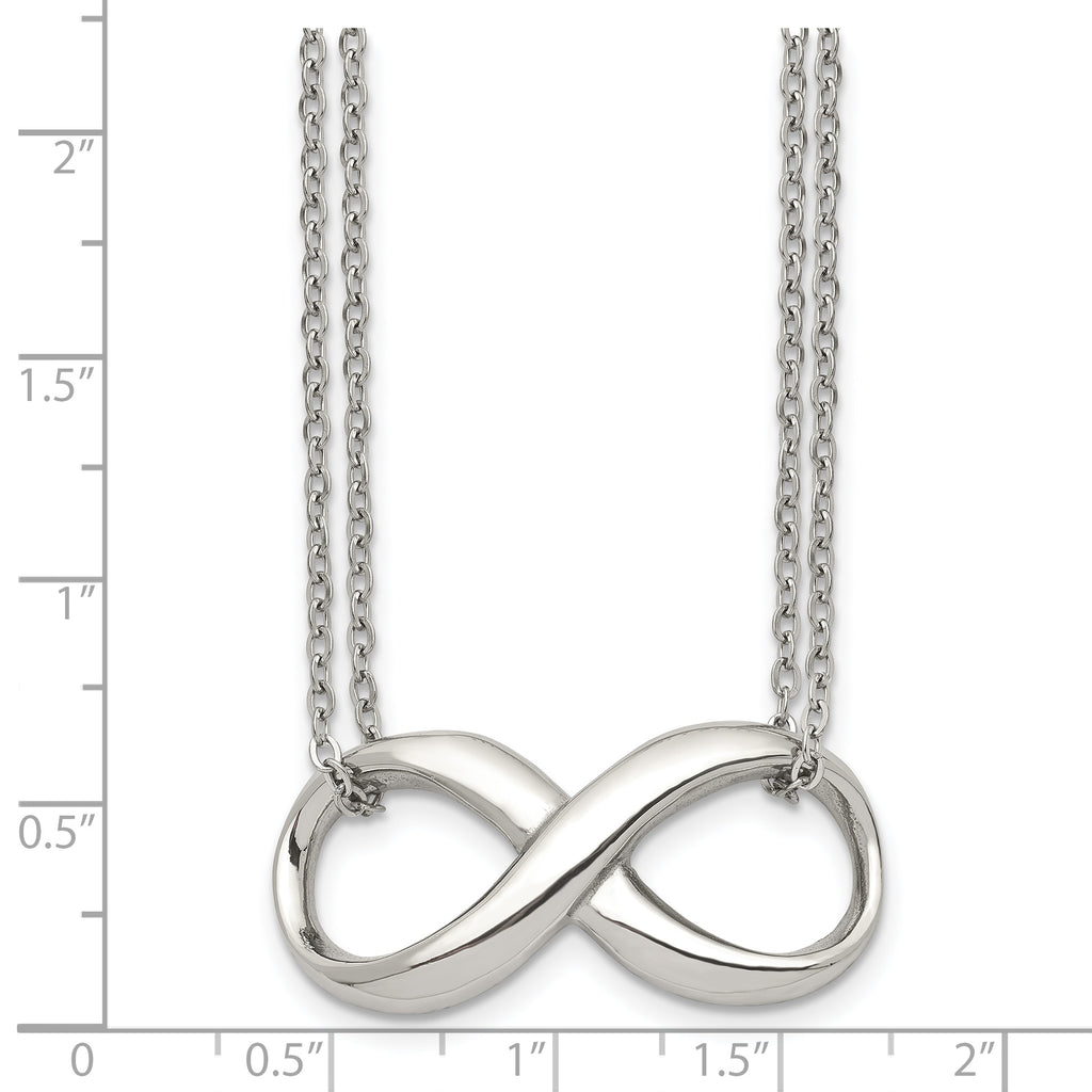 Infinity Symbol Necklace in Stainless Steel
