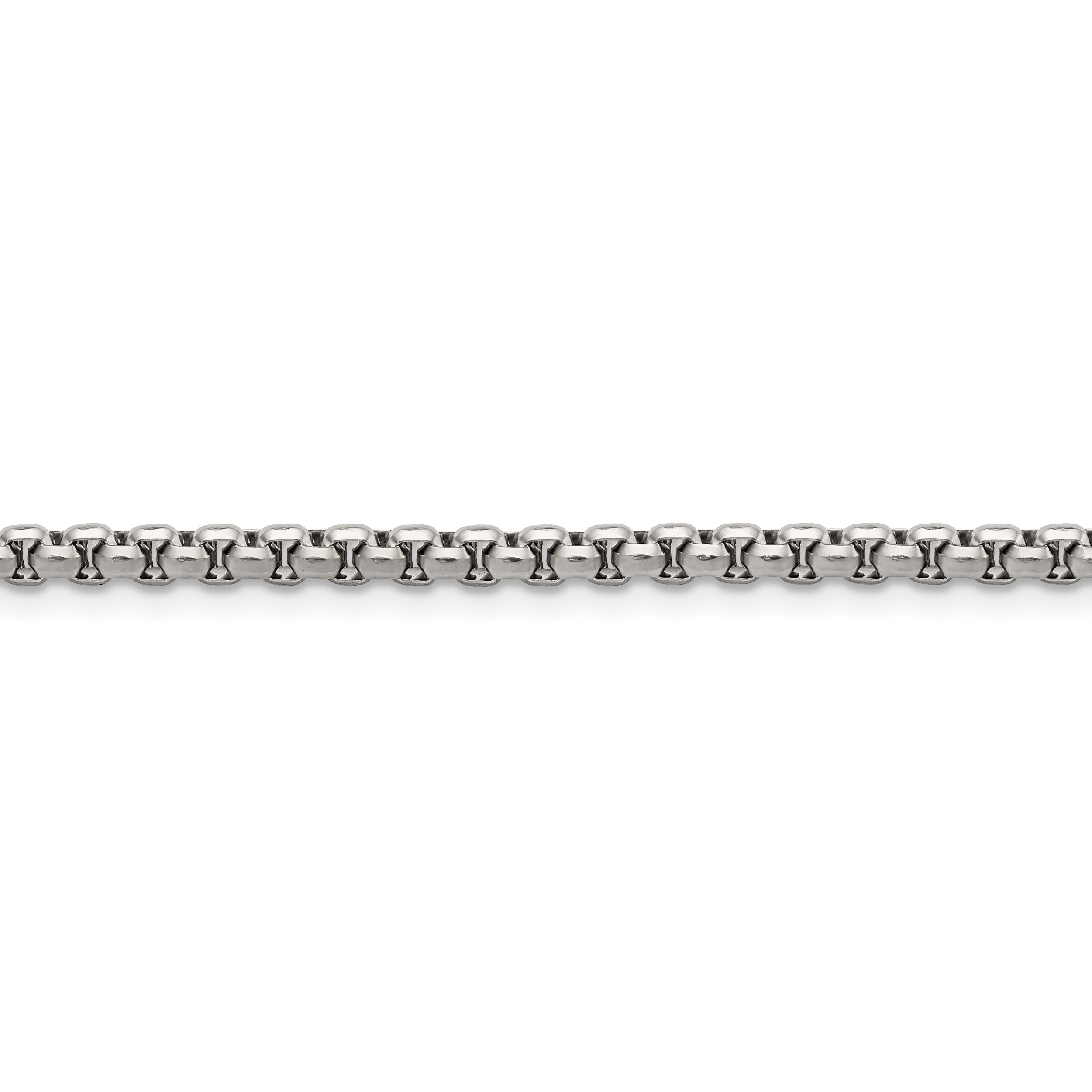 Chisel Stainless Steel Polished 3.8mm Fancy Link 20 inch Chain Secondary image